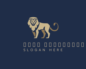 Finance Lion Business Growth Logo