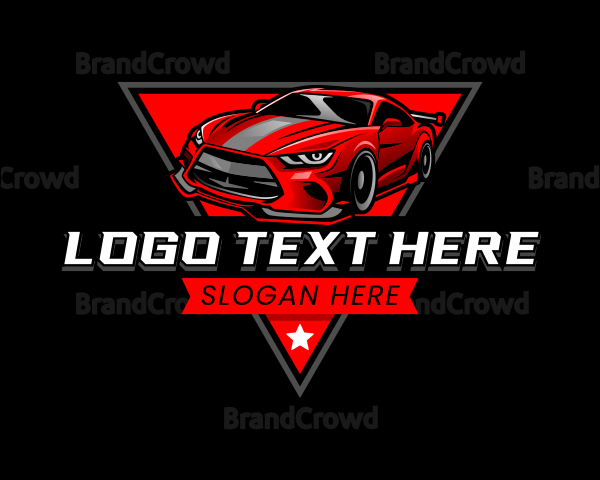 Racing Car Detailing Logo