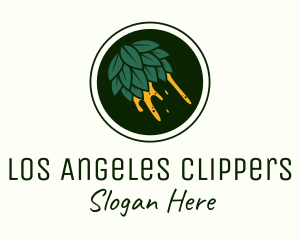 Beer Hops Brewery Logo