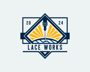 CNC Laser Fabrication logo design