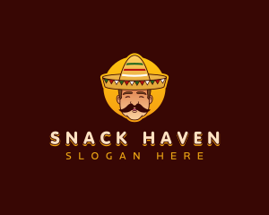 Mexican Sombrero Hat logo design