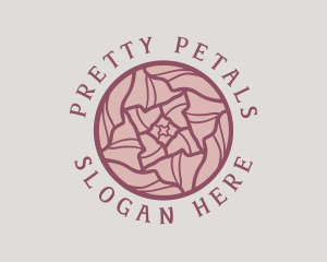 Deluxe Floral Rose logo design