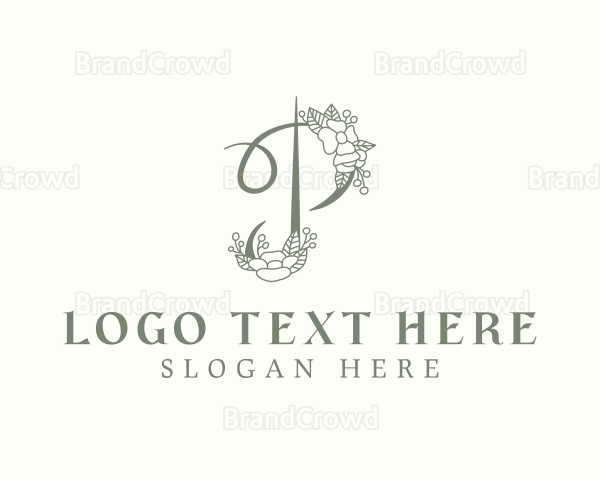 Beautician Letter P Logo