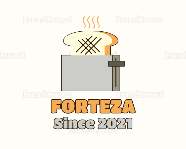 Toasted Bread Toaster Logo