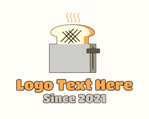 Toast - Toasted Bread Toaster logo design