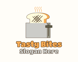 Toasted Bread Toaster Logo