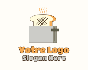 Toasted Bread Toaster Logo