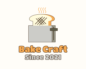 Toasted Bread Toaster logo design