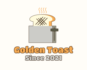 Toast - Toasted Bread Toaster logo design