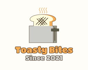 Toaster - Toasted Bread Toaster logo design