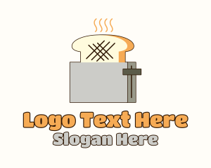 Toasted Bread Toaster Logo