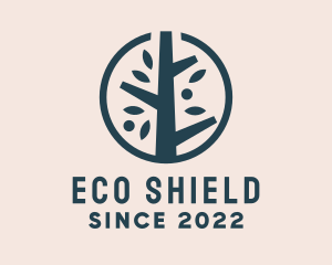 Eco Nature Tree  logo design