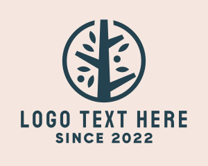 Eco Friendly - Eco Nature Tree logo design