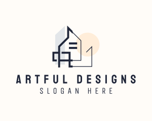 Housing Design Architecture logo design