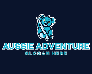 Aussie - Koala Sport Mascot logo design