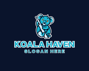 Koala Sport Mascot logo design