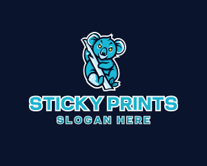 Koala Sport Mascot logo design