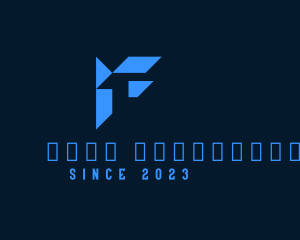 Modern Tech Letter F Logo
