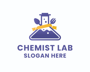 Chemist - Chemist Flask Eatery logo design