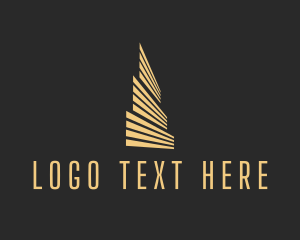 Architecture - Gold Condominium Hotel logo design