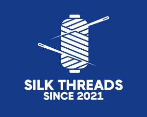 Thread Needle Spool logo design