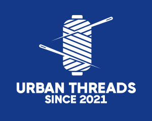 Thread Needle Spool logo design