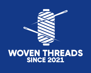 Thread Needle Spool logo design