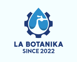 Water Supply - Water Faucet Maintenance logo design