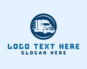 Junk Removal - Moving Truck Delivery logo design