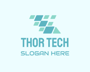 Pixel Tech Mobile logo design