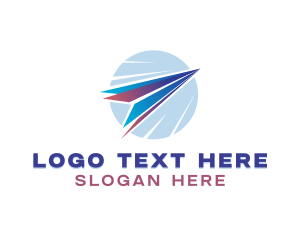 Logistics Plane Forwarding Logo