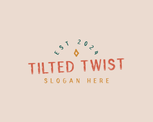 Tilted - Playful Casual Company logo design