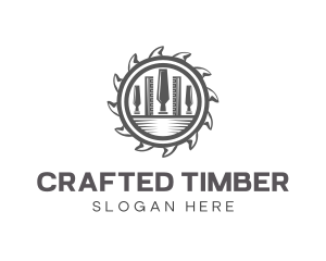 Woodwork - Woodworking Tools Lumberjack logo design