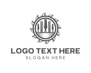 Woodwork - Woodworking Tools Lumberjack logo design