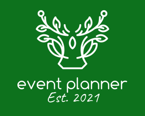 Produce - Nature Plant Antlers logo design