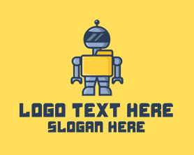 Bot - Folder Robot logo design