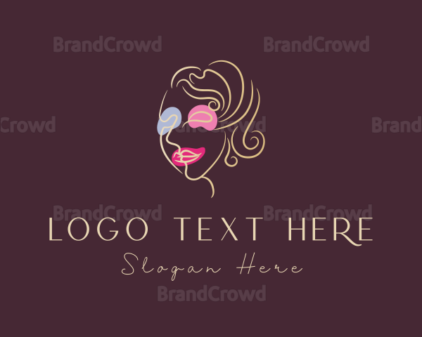 Cosmetics Makeup Face Logo