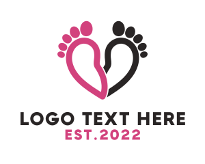 Toe - Foot Scrub Therapy logo design
