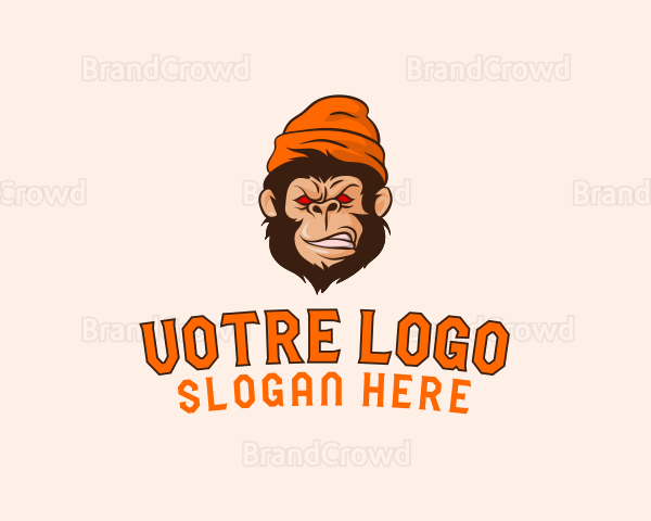 Street Beanie Ape Logo