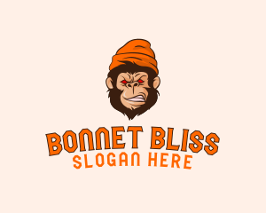 Bonnet - Street Beanie Ape logo design