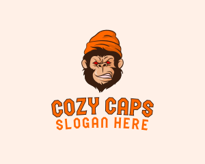 Beanie - Street Beanie Ape logo design