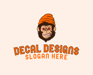 Street Beanie Ape logo design