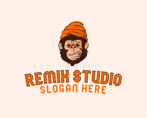 Street Beanie Ape logo design