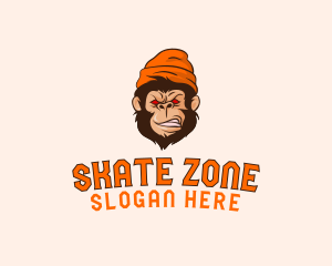 Street Beanie Ape logo design