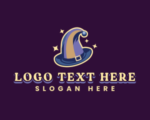 Fool - Magical Wizard Hat logo design