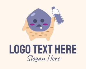Cute Monster Mascot Logo