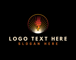 Industrial - Laser Engraving Metalwork logo design