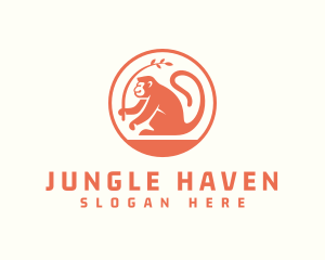 Monkey Jungle Wildlife logo design