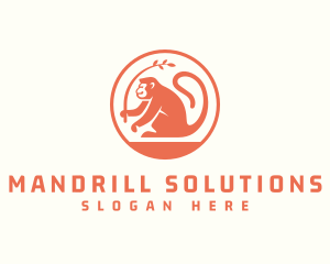 Mandrill - Monkey Jungle Wildlife logo design