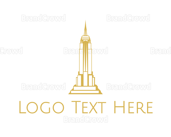 Gold Sharp Tower Logo